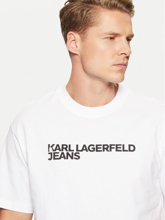 Karl Lagerfeld Jeans Karl Lagerfeld Jeans Футболка A1M17002 Білий Regular Fit