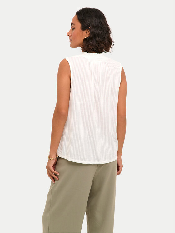 Kaffe Kaffe Топ Alice 10508545 Білий Regular Fit