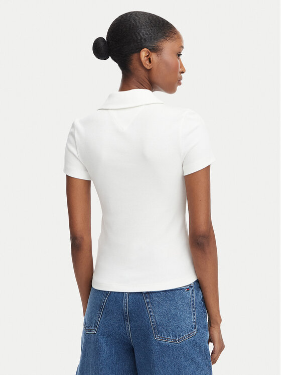 Tommy Jeans Tommy Jeans Polo DW0DW23140 Blanco Regular Fit