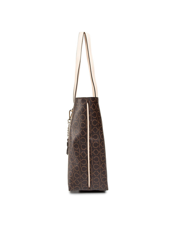 Calvin Klein Τσάντα Calvin Klein Shopper Md K60K607427 Καφέ