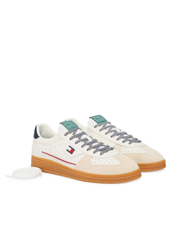 Tommy Jeans Сникърси Tommy Jeans The Greenwich Edge Leather EM0EM01731 Бял