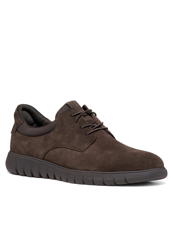 Geox Nizki čevlji Geox U Flextride F Plus U664JA 00022 C6005 Temno rjava