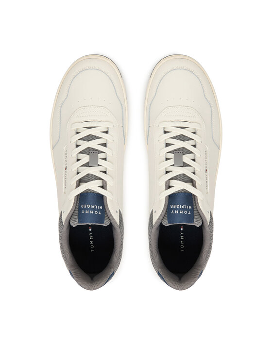 Tommy Hilfiger Superge Tommy Hilfiger Th Basket Core Lite Lth/Suede FM0FM05714 Bela