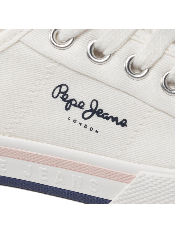 Pepe Jeans Кросівки Pepe Jeans Brady Girl Basic PGS30543 Білий