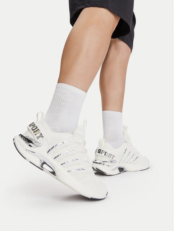 Plein Sport Sneakersy Plein Sport FAES USC0852 STE003N Biały
