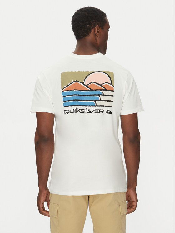 Quiksilver Quiksilver Camiseta EQYZT08038 Écru Regular Fit