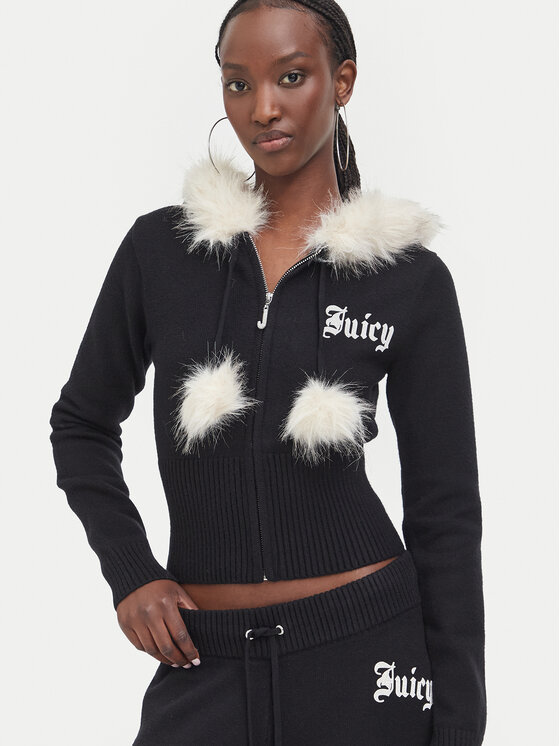 Juicy Couture Juicy Couture Ζακέτα JCWAS226309 Μαύρο Regular Fit