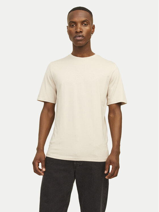 Jack & Jones Jack & Jones Camiseta Oragnic Basic 12156101 Beis Regular Fit