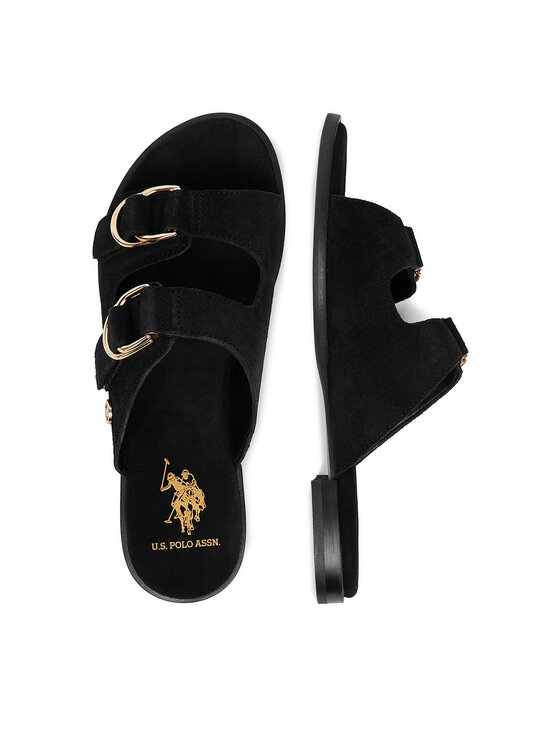 U.S. Polo Assn. Шльопанці U.S. Polo Assn. EO-KATYA001W/6S1 Чорний