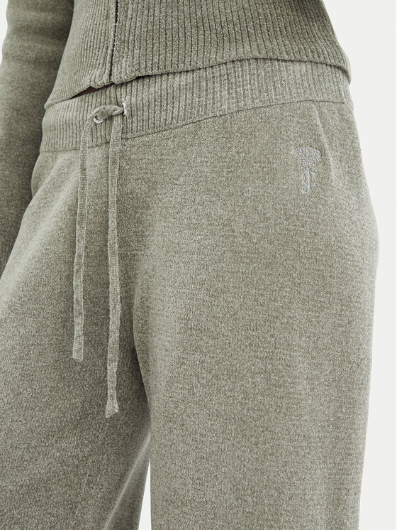 Juicy Couture Juicy Couture Спортивні штани JCWEB006 Хакі Regular Fit