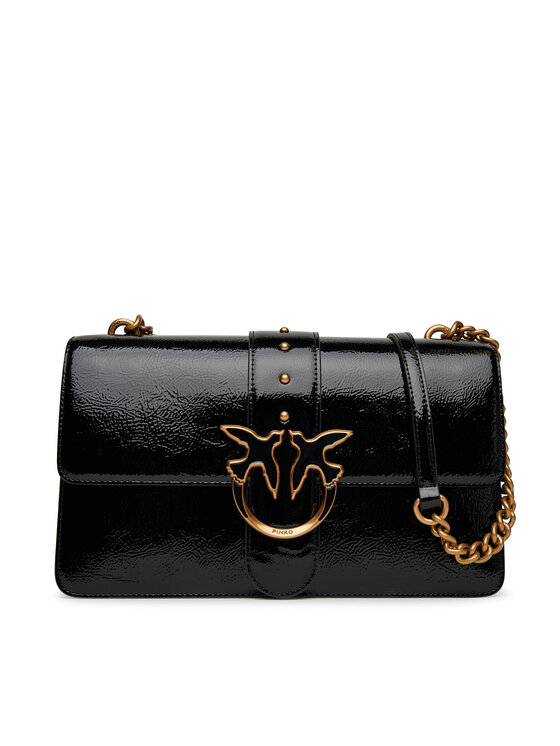 PINKO Ročna torba PINKO Love One Light Cl PE 25 PLTT 105313 A1UV Črna