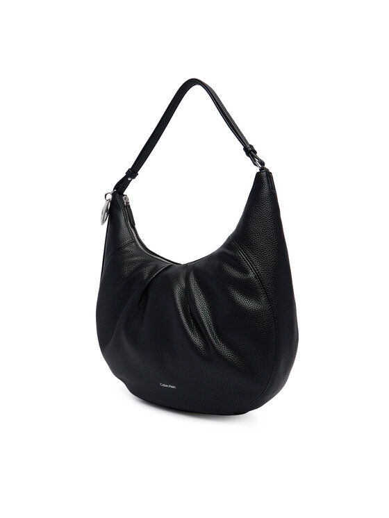 Calvin Klein Kabelka Calvin Klein Engraved Hw LV04F3555G Čierna