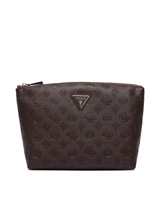 Guess Pochette per cosmetici Guess Lenwood Travel TWDP21 02965 Marrone