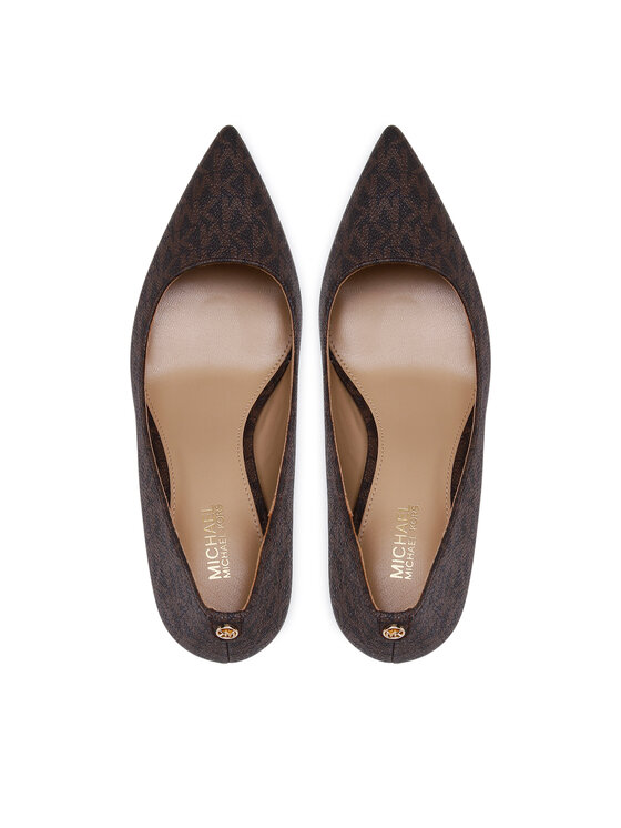 MICHAEL Michael Kors Туфлі на шпильці MICHAEL Michael Kors Alina Flex Pump 40F2HNMP1B Коричневий