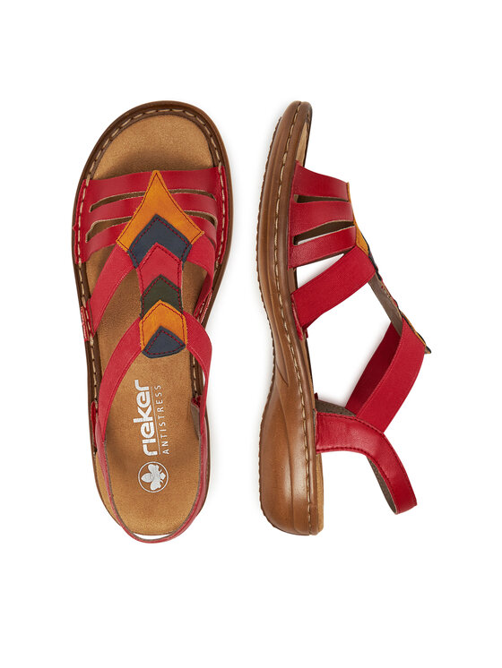 Rieker Sandali Rieker 60804-33 Rosso