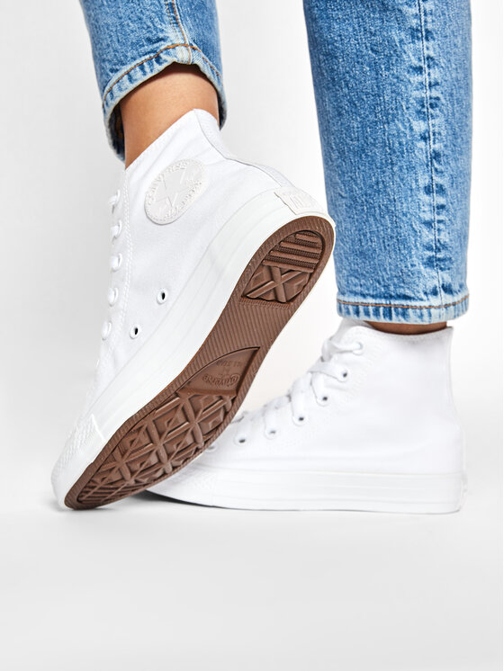 Converse Modne superge Converse Chuck Taylor All Star Classic 1U646 Bela