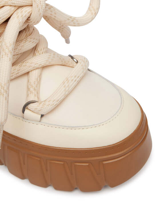 Tommy Jeans Stivali da neve Tommy Jeans Tjw Platform Nylon Snowboot Wl EN0EN03163 Crema