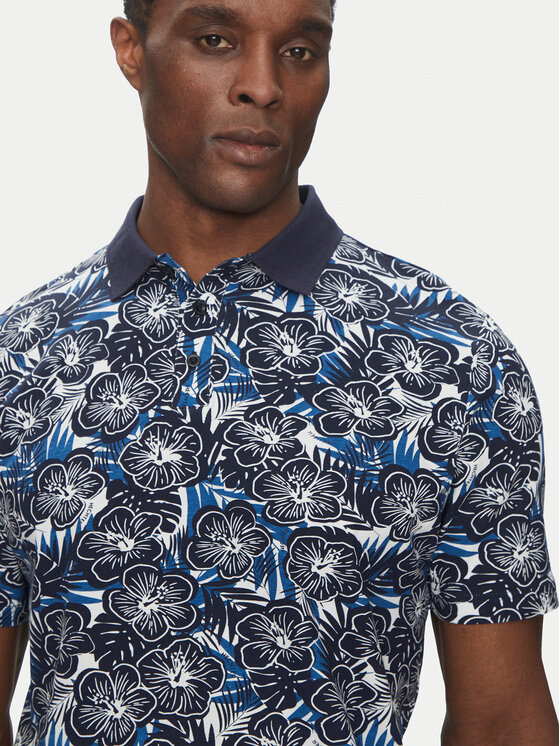 Hechter Paris Hechter Paris Поло 74028 151920 Cиній Regular Fit