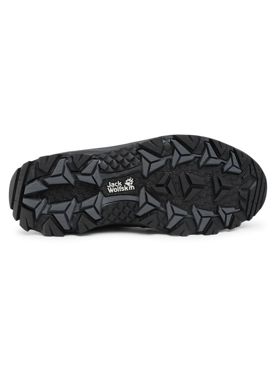 Jack Wolfskin Turistiniai batai Jack Wolfskin Vojo 3 Wt Texapore Mid W 4042391 Juoda
