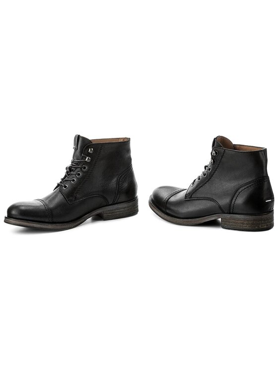 Tommy Hilfiger Ботуши Tommy Hilfiger DENIM Dillan 4A FM0FM01007 Черен