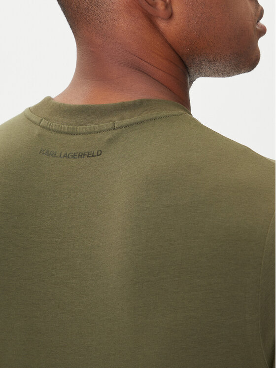 KARL LAGERFELD KARL LAGERFELD Camiseta 755032 554221 Verde Regular Fit