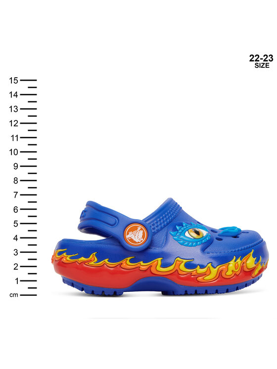 Crocs Шльопанці Crocs Toddler Classic IAM Dragon Lights Clog 212510 Голубий