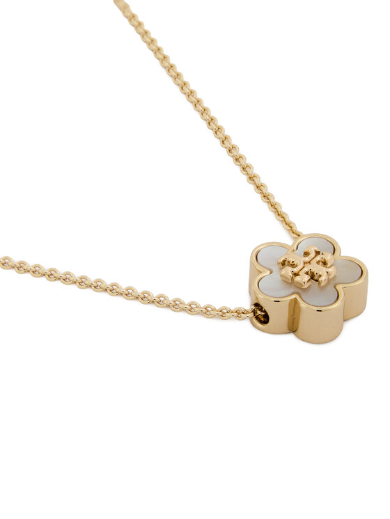 Tory Burch Намисто Tory Burch Kira Flower 158996 Золотий