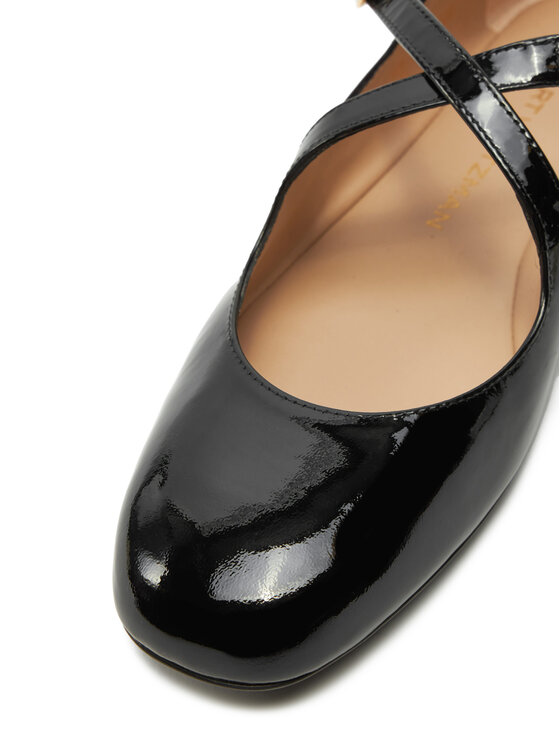 Stuart Weitzman Балетки Stuart Weitzman Clem Flat SK070 Чорний