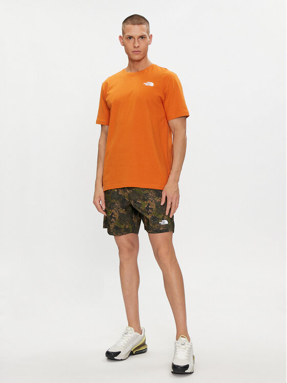 The North Face The North Face T-shirt Redbox NF0A87NV Arancione Regular Fit