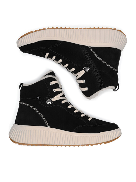 Rieker Revolution Lifestyle Kotníková obuv Rieker Revolution Lifestyle W1771-00 Černá