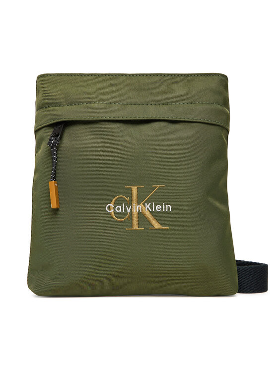 Calvin Klein Saszetka Calvin Klein Bold Flatpack LV04D3178G Zielony