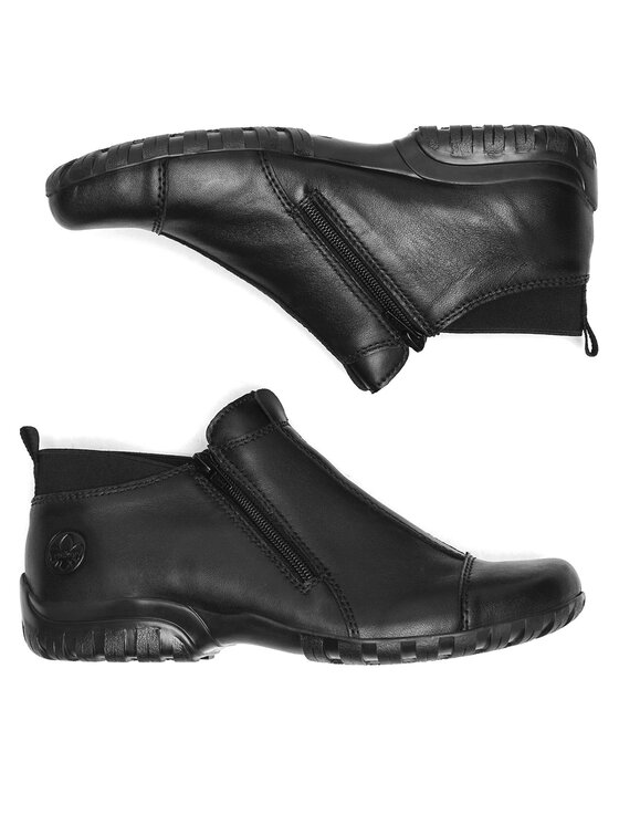 Rieker Škornji Rieker L4653-00 Črna