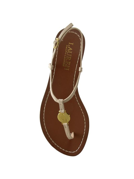 LAUREN RALPH LAUREN Šlepetės per pirštą LAUREN RALPH LAUREN Aimon N89 XZ4XM XY4XM XW4S7 Smėlio