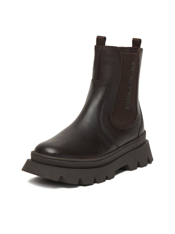 G-STAR Botine G-STAR EO-CI12-ALICA-02 Maro închis