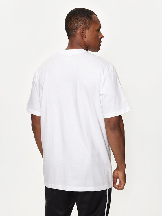 adidas adidas Majica Flames Logo IS2944 Bela Loose Fit