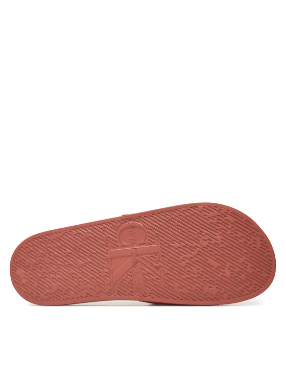 Calvin Klein Jeans Чехли Calvin Klein Jeans Slide Monogram Cv YM0YM01271 Коралов
