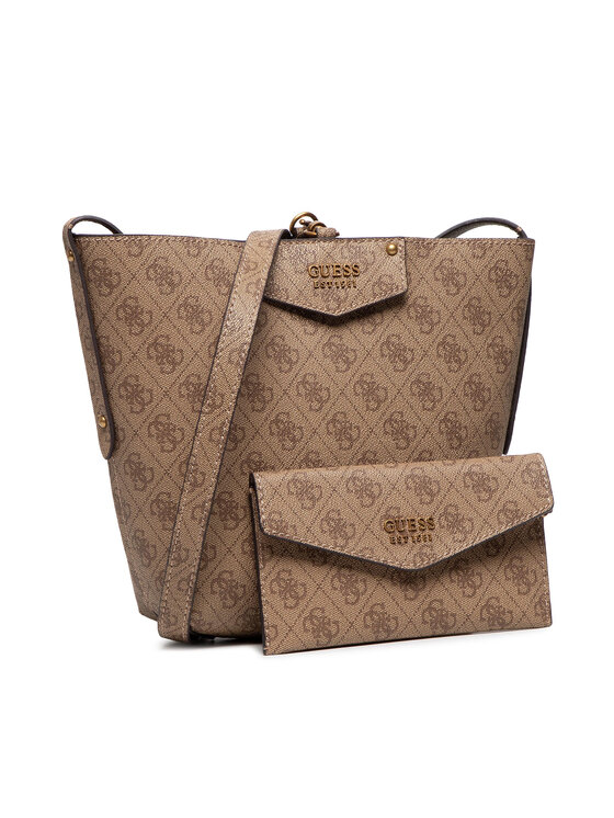 Guess Táska Guess Eco Brenton HWESB8 39001 Barna