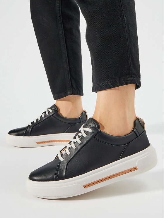 Clarks Сникърси Clarks Hollyhock Walk 26176307 Черен