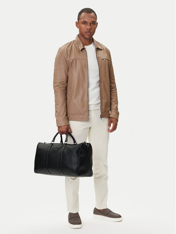 Calvin Klein Τσάντα Σαββατοκύριακου Calvin Klein Raised Duffle LV04D3158G Μαύρο