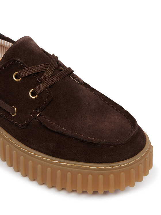Clarks Туфлі Clarks Torhill Boat 26186647 Коричневий