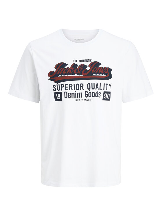 Jack & Jones Jack & Jones Camiseta Logo 12279535 Blanco Standard Fit