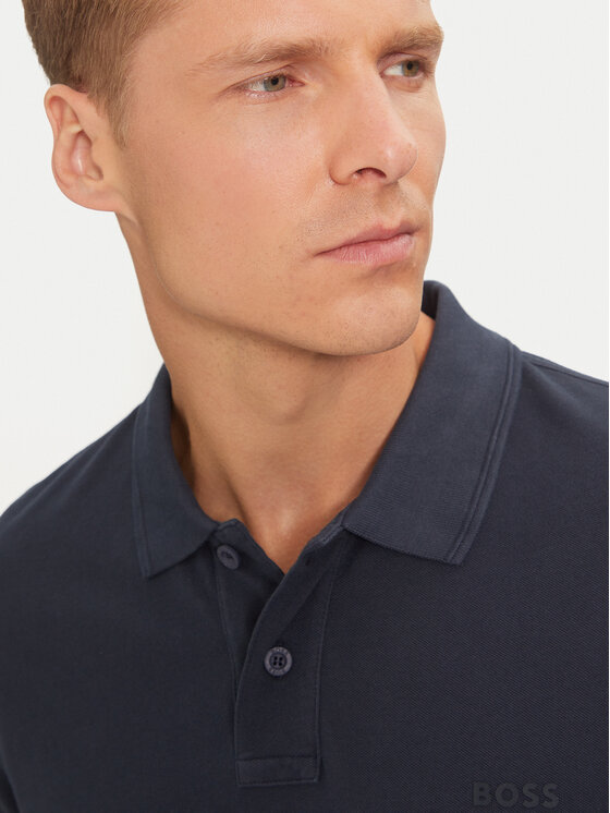 BOSS Boss Поло Prime 50507813 Cиній Regular Fit