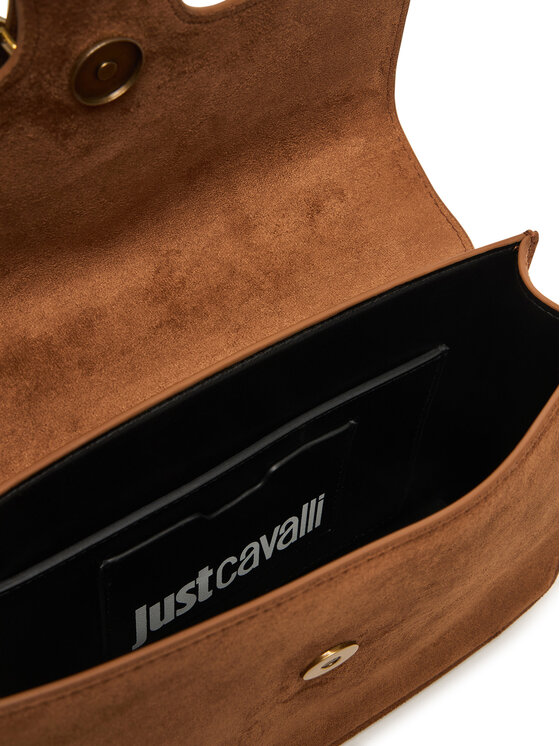 Just Cavalli Handtasche Just Cavalli Iconic Snakes 81RA4BAF ZSE74 Braun