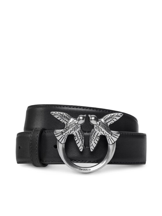 PINKO Ремінь PINKO Love Berry H3 Belt PE 23 PLT01 100125 A0F1 Чорний