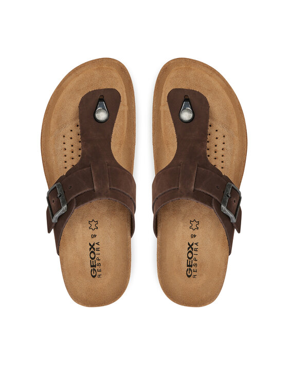 Geox Japonki Geox U Sandal Ghita D U159VD 00032 C6024 Brązowy