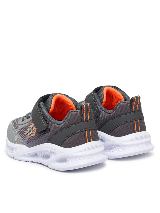Skechers Sneakersy Skechers Meteor-Lights-Krendox 401495N/CCGY Szary