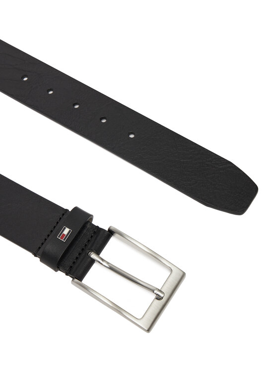 Tommy Hilfiger Cinturón para hombre Tommy Hilfiger Layton 4.0 AM0AM13569 Negro