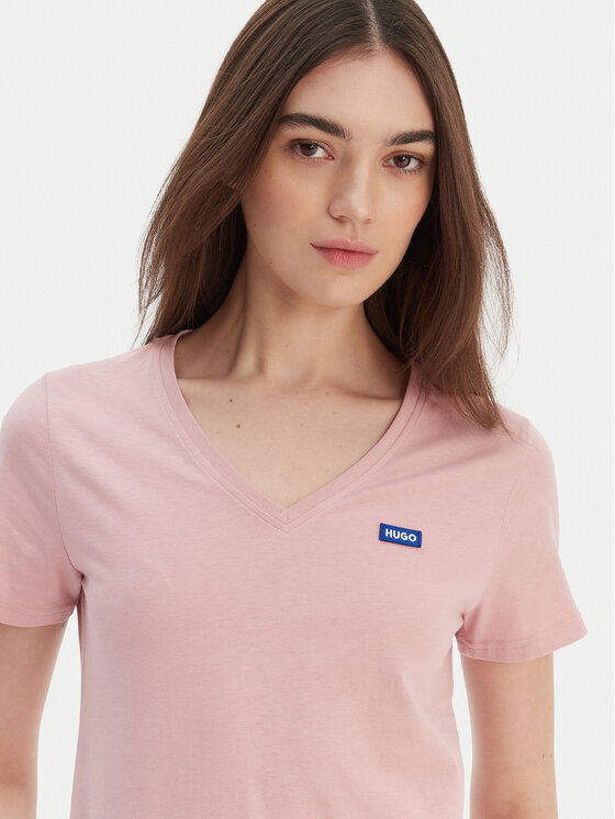 HUGO HUGO Camiseta Classic 50513667 Rosa Slim Fit