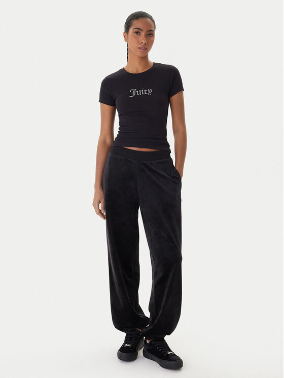 Juicy Couture Juicy Couture Pantaloni da tuta Davidson JCBBJ224811 Nero Regular Fit