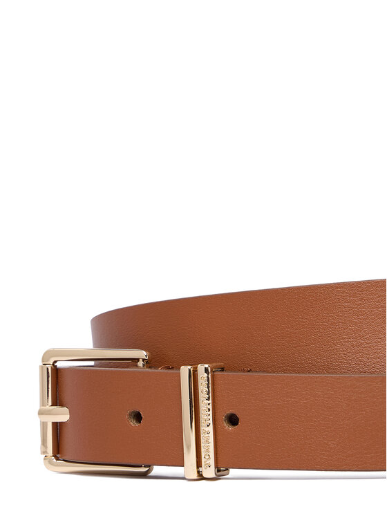 Tommy Hilfiger Pásek Tommy Hilfiger Th Square 2.5 AW0AW18692 Hnědá